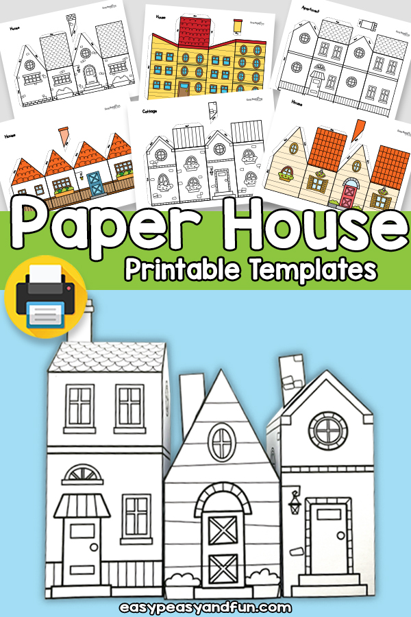 D printable paper house templates free printable