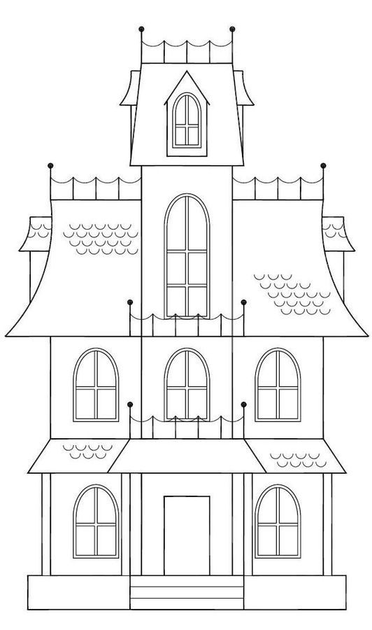 Spooky house template haunted house sketch here is a sketch of a house i want â