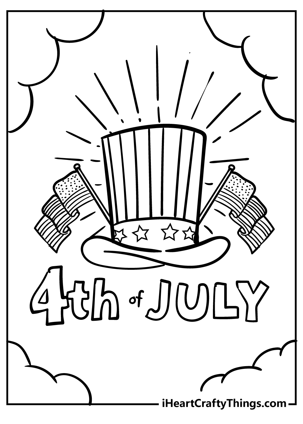 Th of july coloring pages free printables