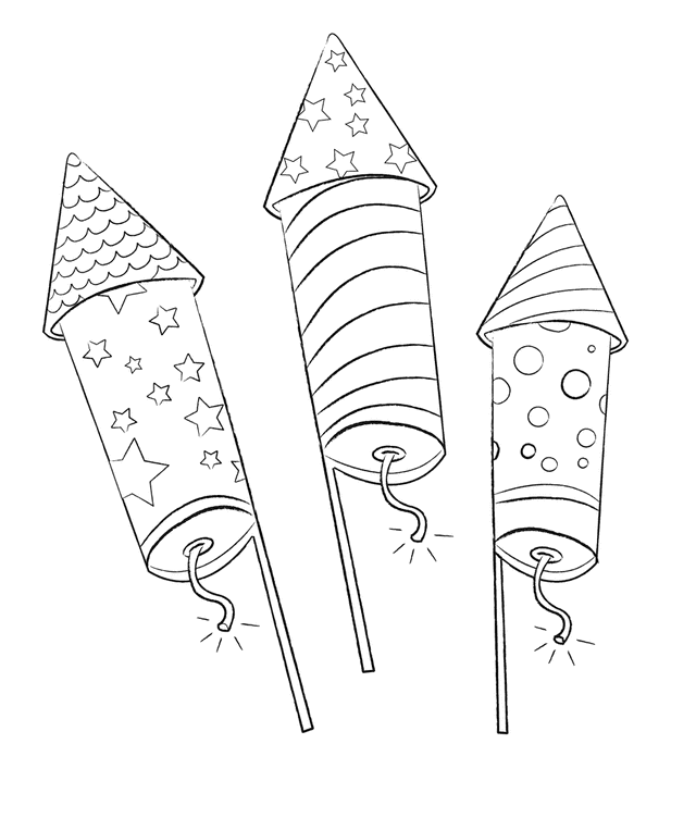 Th of july coloring pages