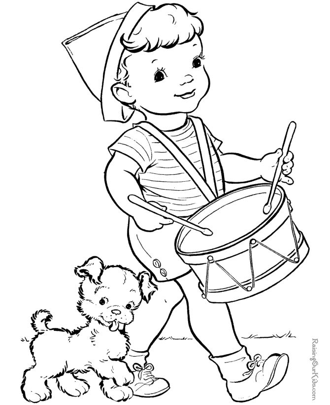 Free printable fourth of july coloring pages for kids