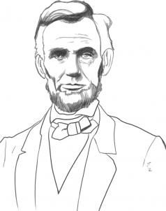 How to draw abraham lincoln step by step drawing guide by dawn camping drawing drawing sketches character drawing