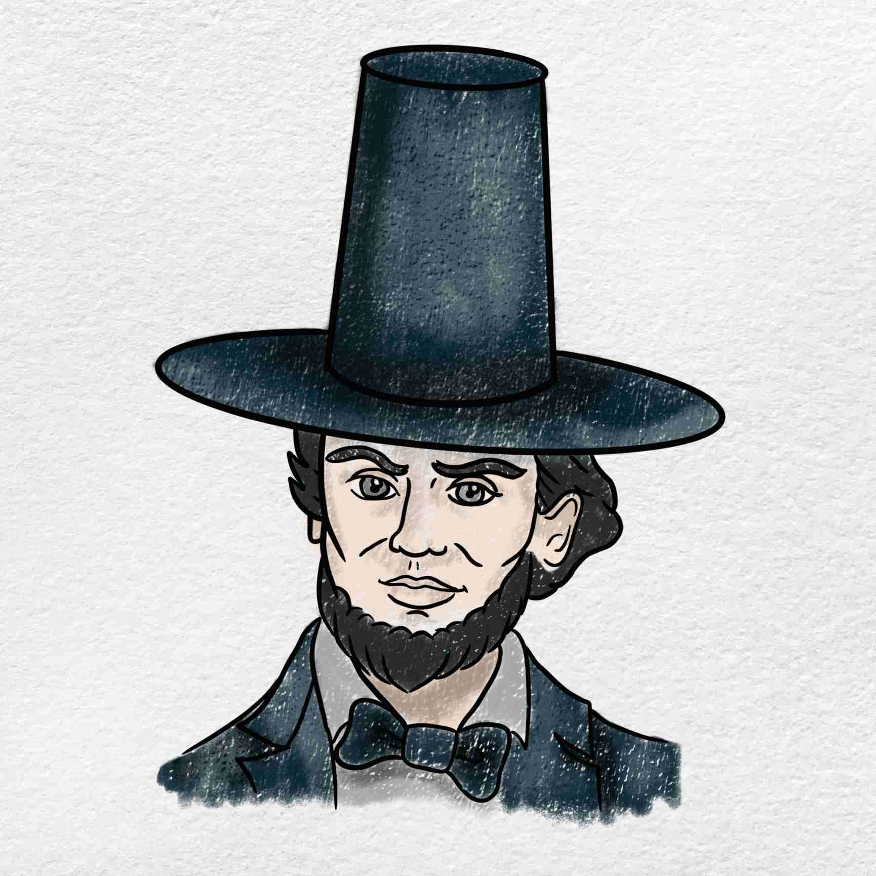 Draw abraham lincoln