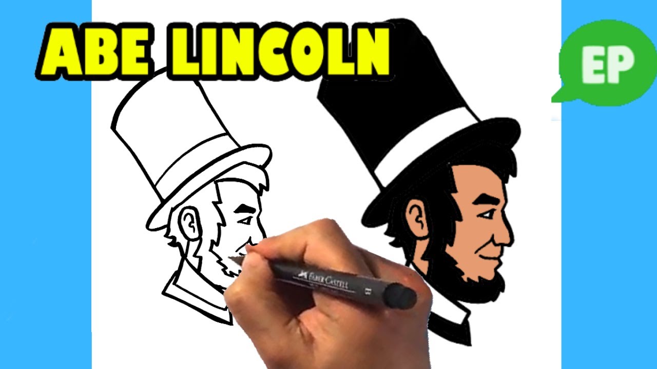 How to draw abe lincoln