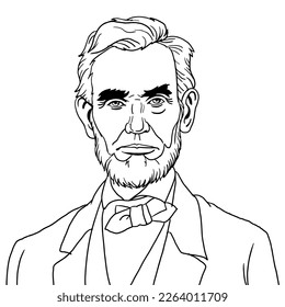 Abraham lincoln vector art graphics