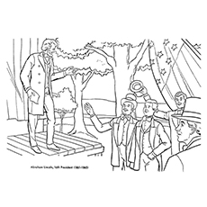 Top abraham lincoln coloring pages for your toddler