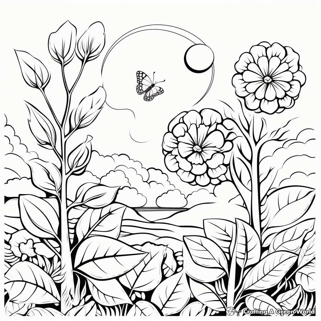 Simple coloring pages for adults