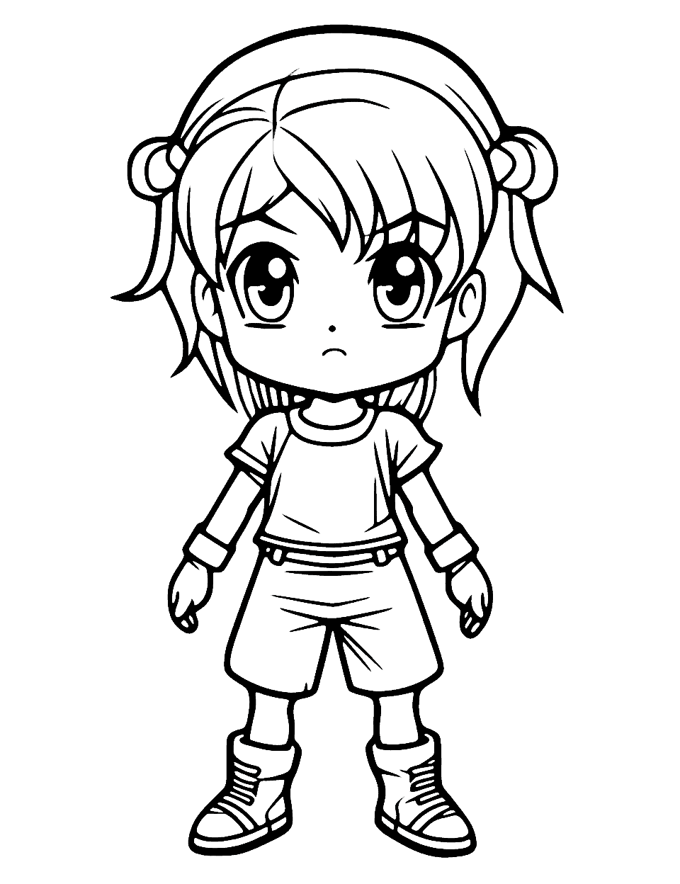 Anime coloring pages free printable sheets