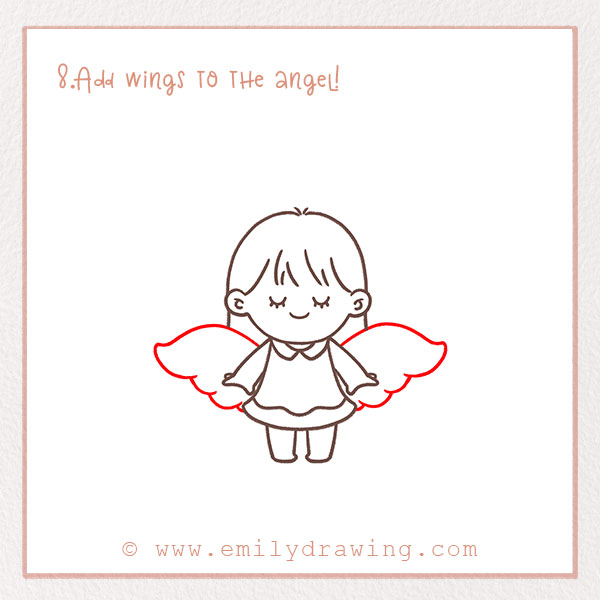 How to draw an angel â emily drawing