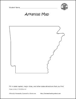 Learn about arkansas with free printables arkansas history worksheets state symbols