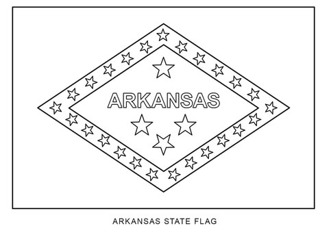 Arkansas coloring pages free coloring pages