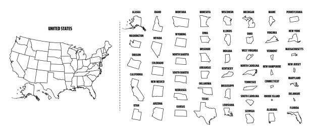 Texas map simple stock illustrations royalty