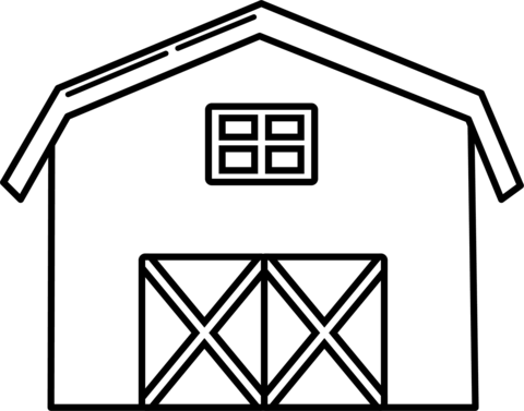 Barn coloring page free printable coloring pages