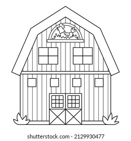 Barn outline royalty