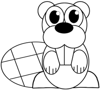 How to draw a cartoon beaver with easy step by step drawing tutorial