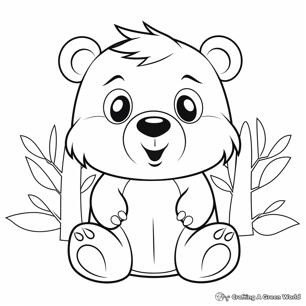 Beaver coloring pages