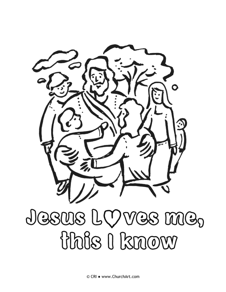 Free coloring pages for sunday school