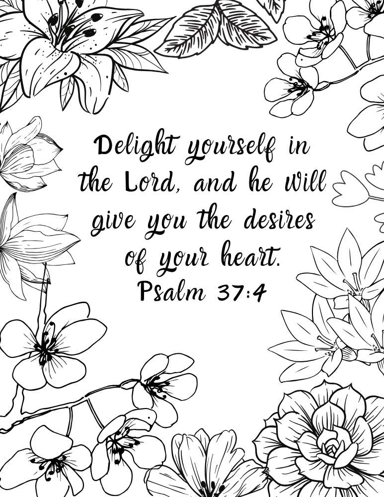 Free printable bible verse coloring pages