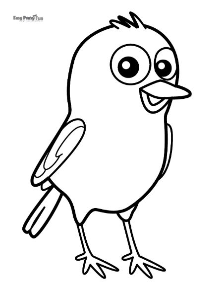 Printable bird coloring pages