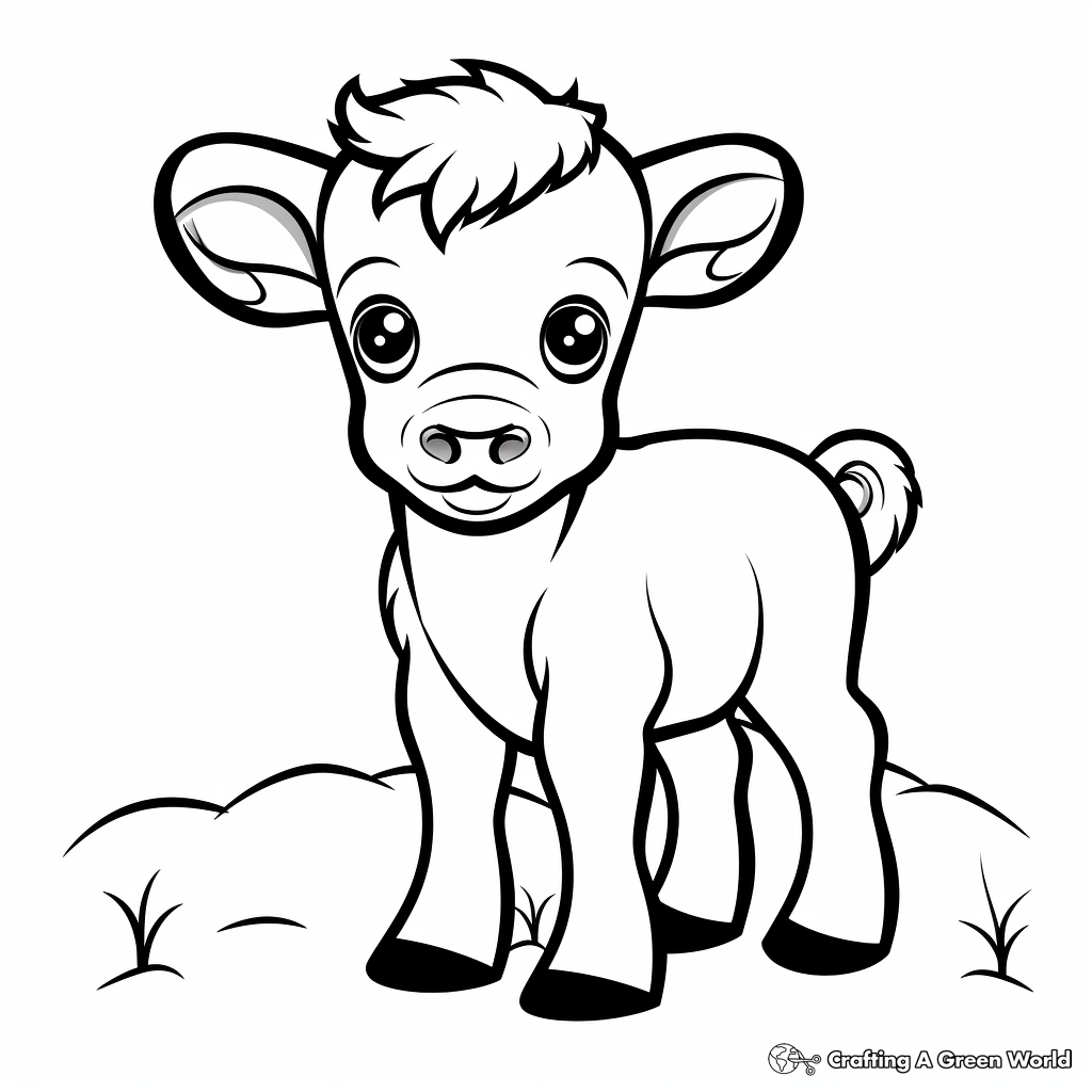 Bison coloring pages