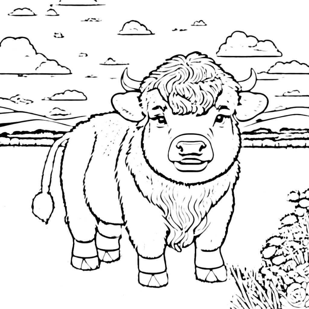 I am making coloring pages i need to add bull in one of the categories farm or wild also how is it different from ox is bull a farm animal or a