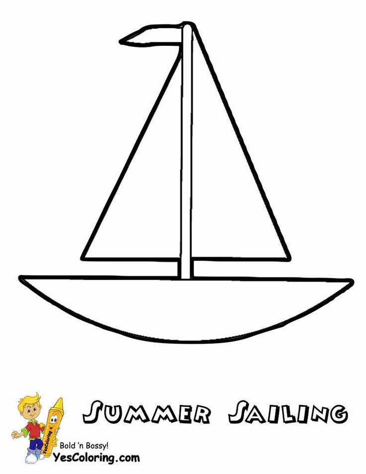 Printable boat coloring pages pdf