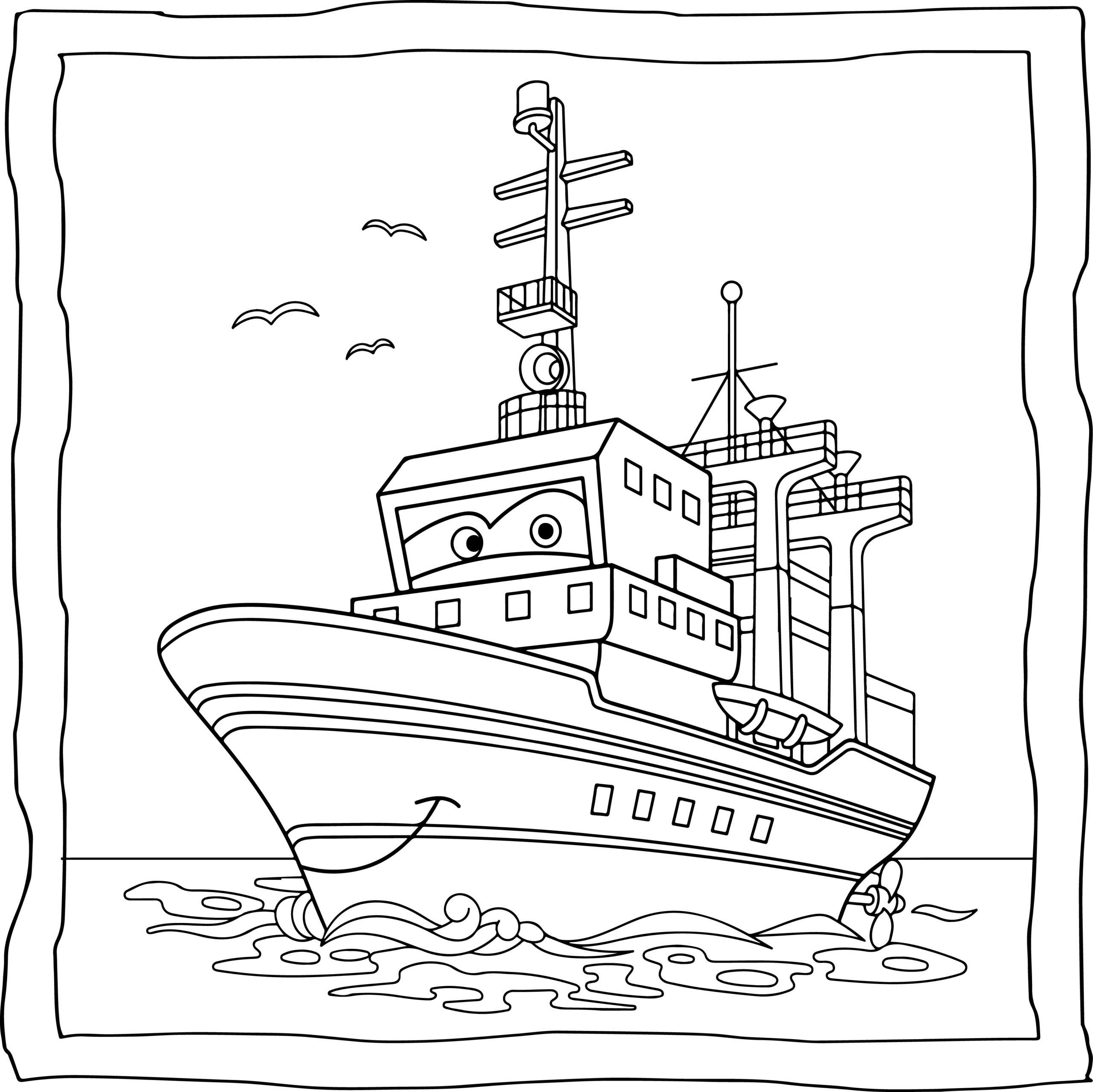 Boat coloring book easy and fun boats coloring pages for kids made by teachers