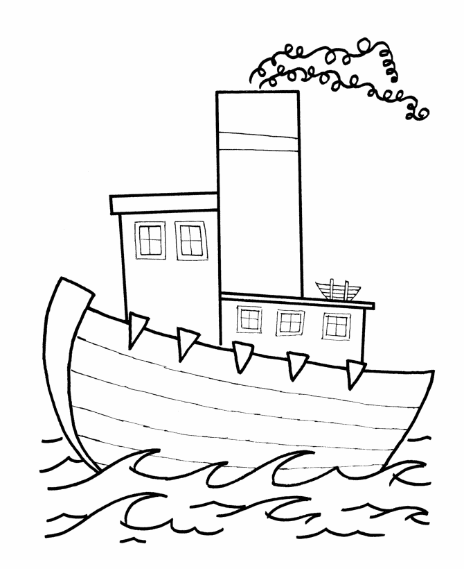 Learning years toy boat to color