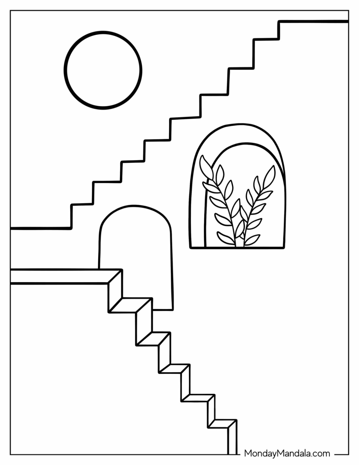 Boho coloring pages free pdf printables