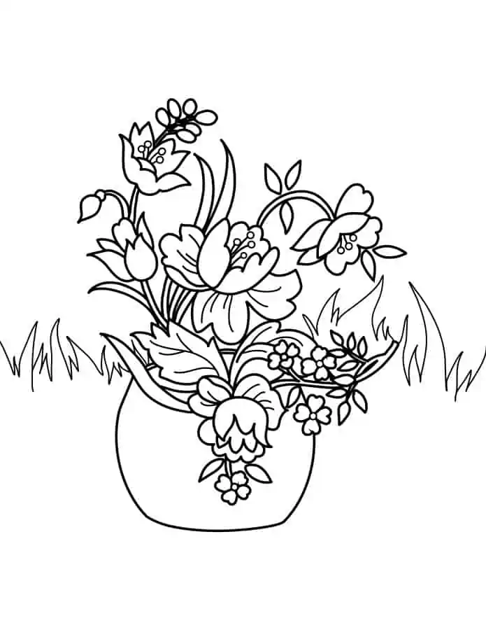 Coloring pages of plants âfor free