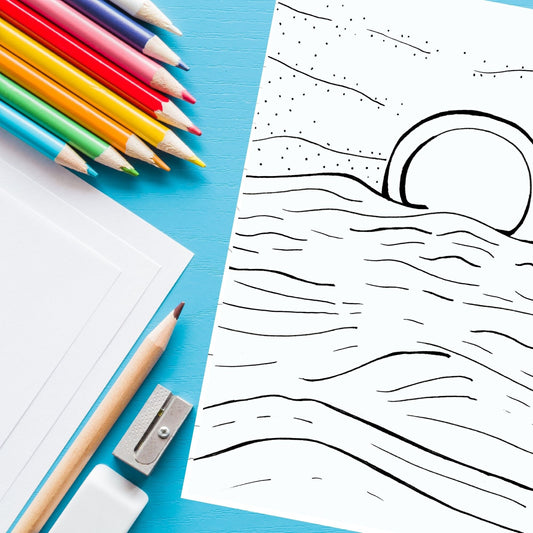 Coloring pages â art