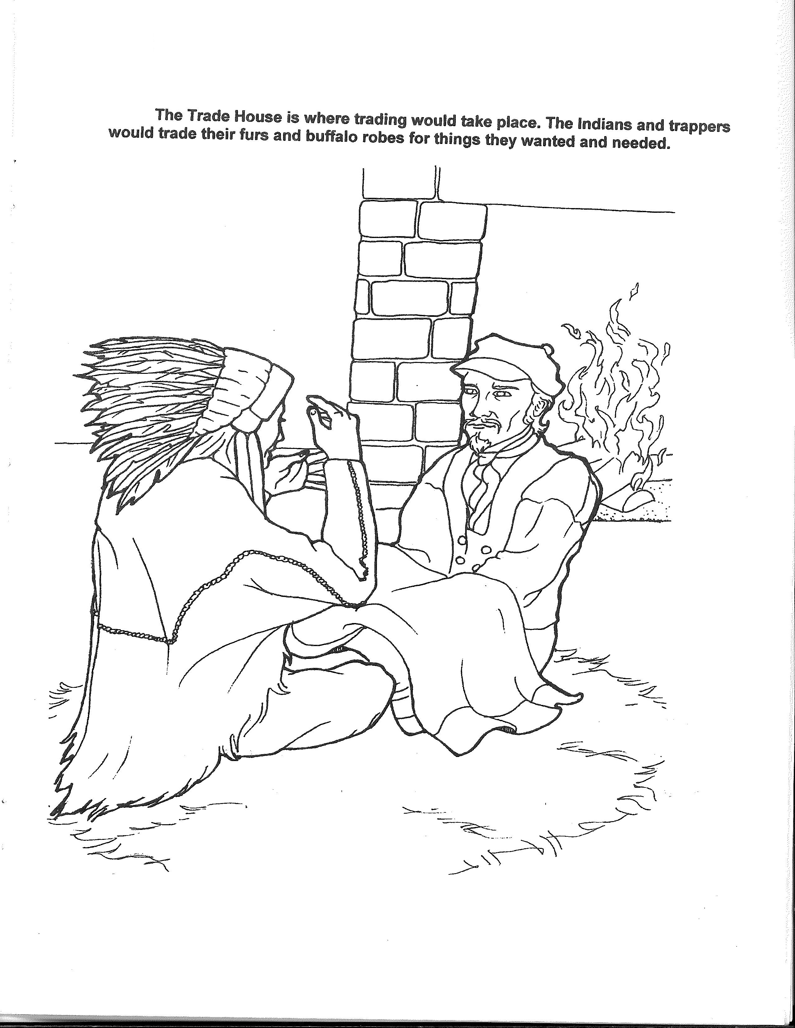 Fort union coloring pages us national park service