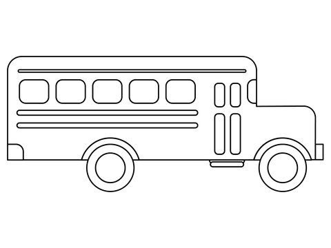 School bus coloring pages free coloring pages