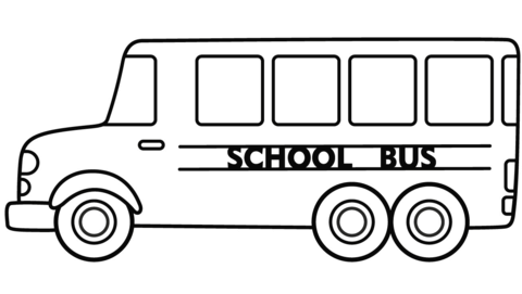 School bus coloring page free printable coloring pages