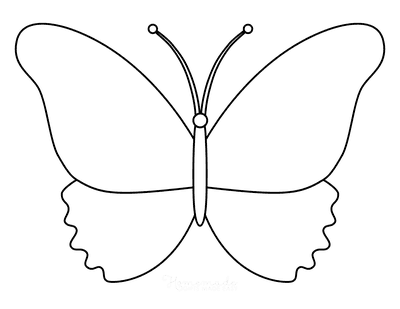 Free printable butterfly templates