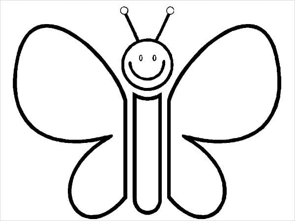 Butterfly coloring pages