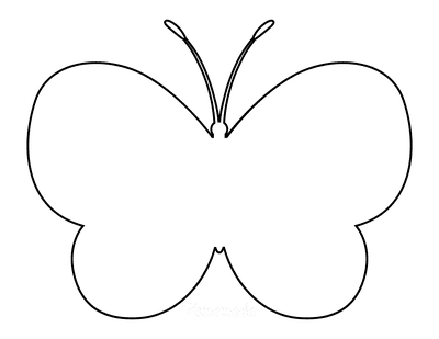 Free printable butterfly templates