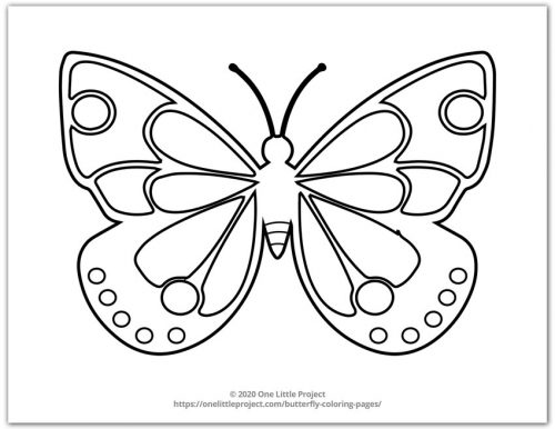 Butterfly coloring pages free printable butterflies