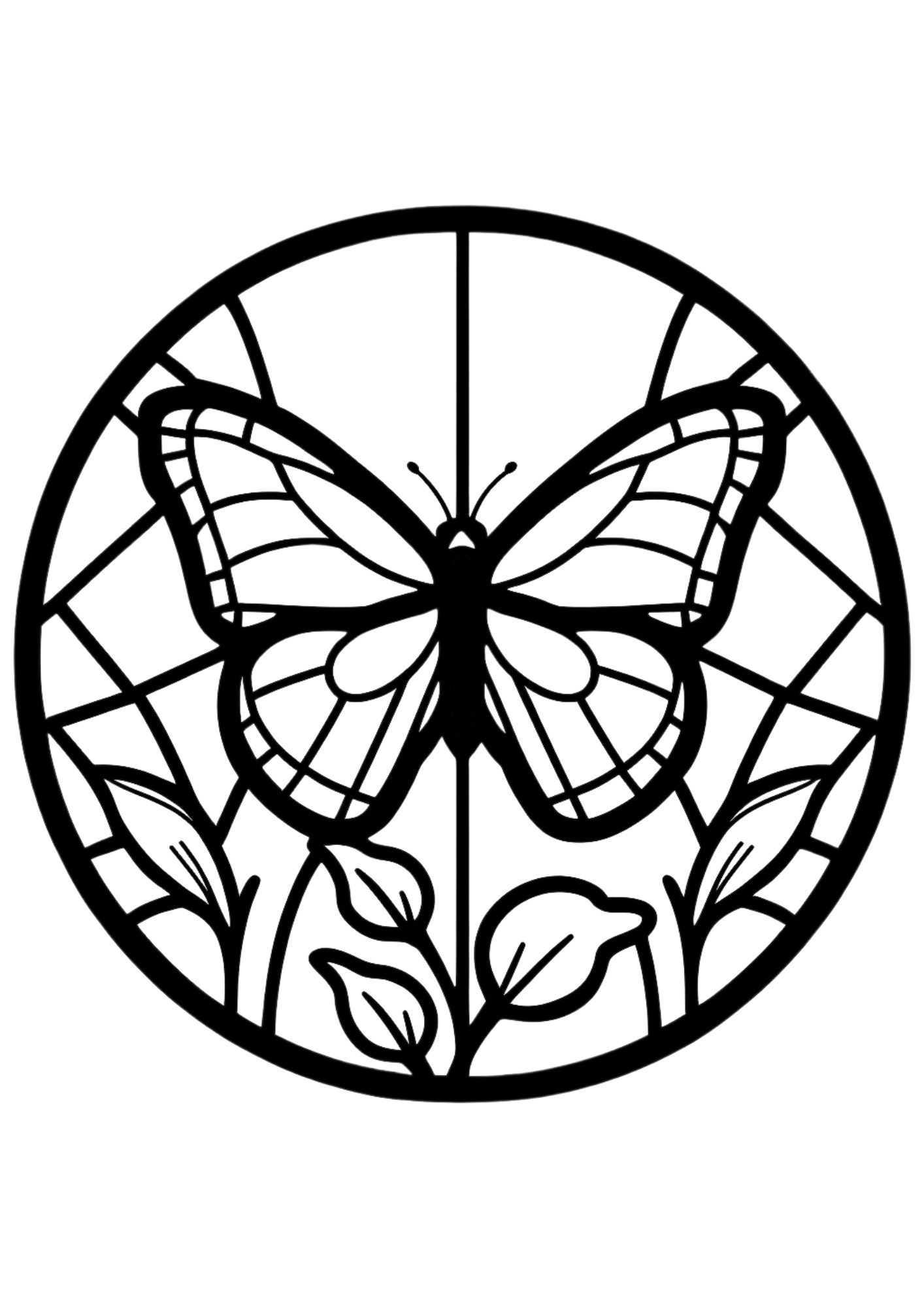 Unique butterfly coloring pages for adults and kids