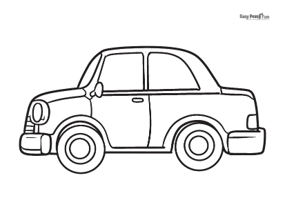 Car coloring pages