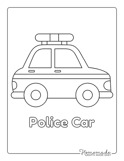 Free printable car coloring pages for kids