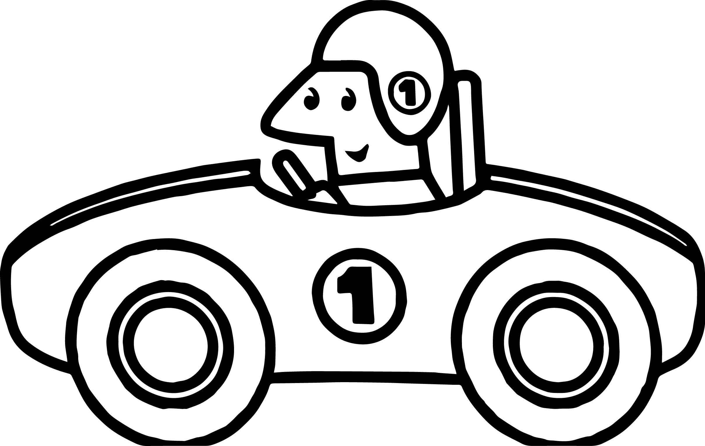 Coloring pages coloring pages extraordinary race car cute cartoons one number old page pictures for kids easy heart