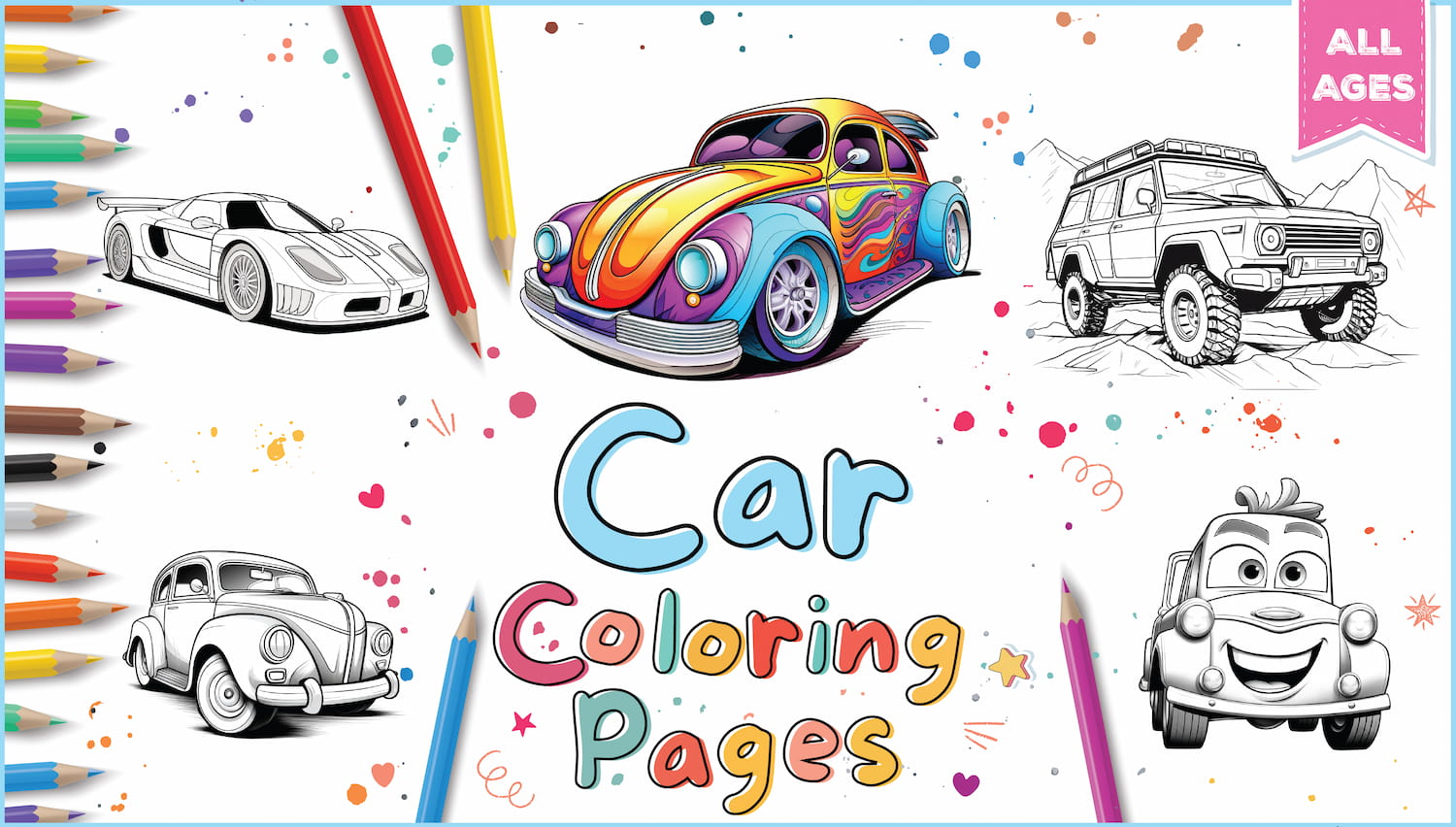 Car coloring pages