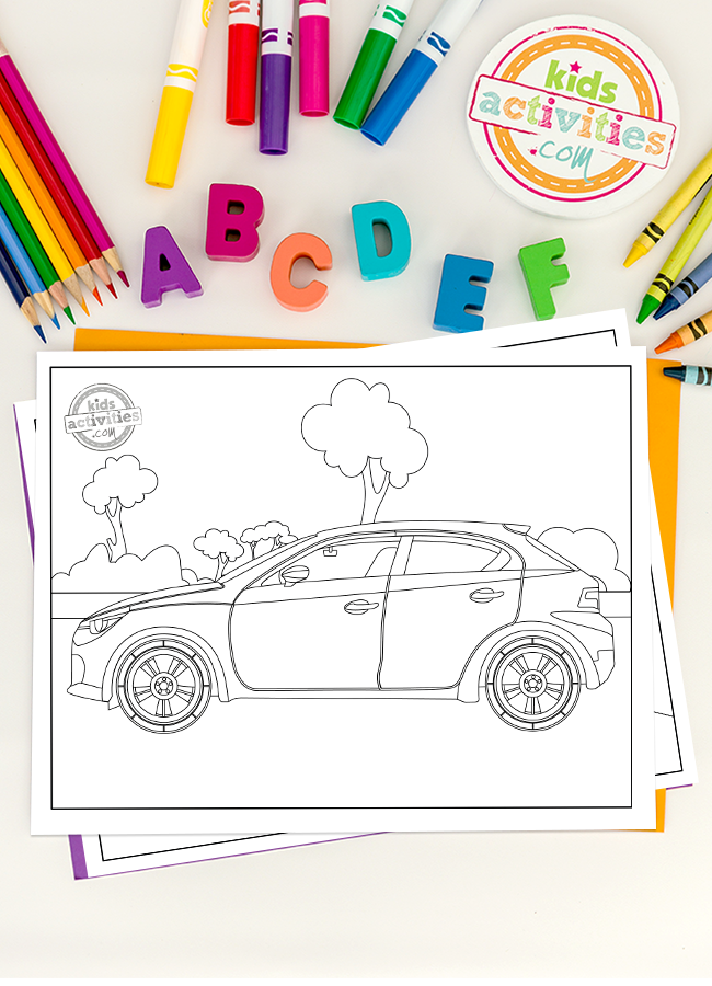 Free printable cool cars coloring pages kids activities blog