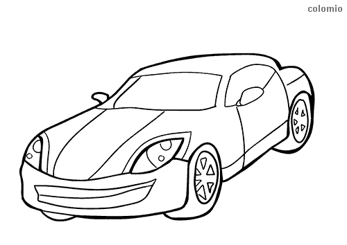 Cars coloring pages free printable car coloring sheets