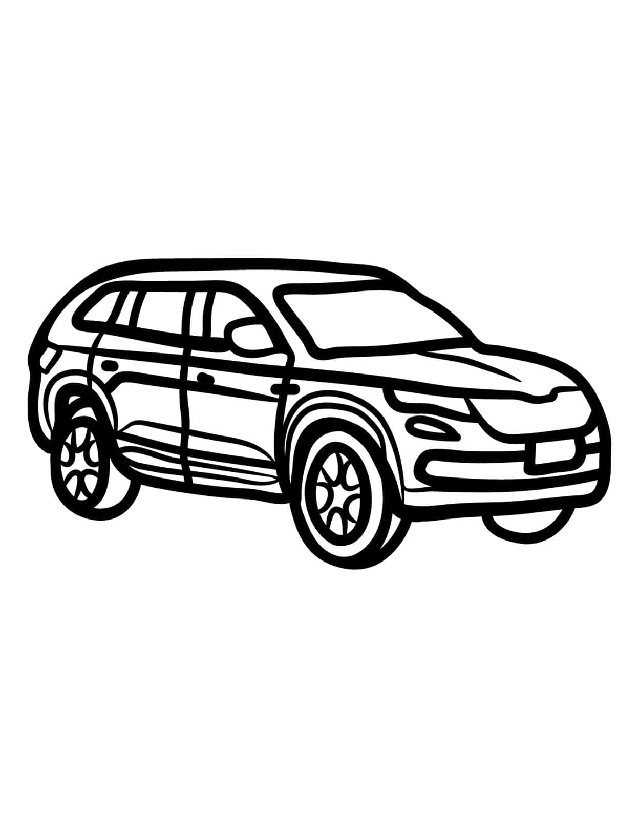 Car coloring pages for adults and kids