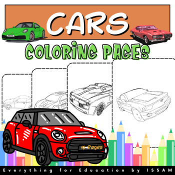 Printable cars coloring pageseasy and fun drawing for kidsworksheets