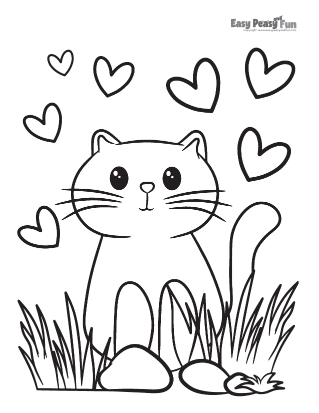 Cat coloring pages