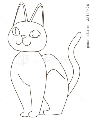 Simple cat coloring