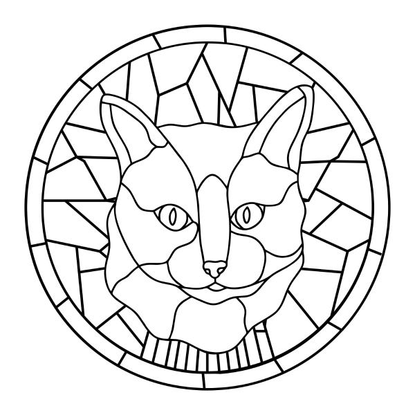 Diy stained glass cat patterns you can create today with pictures